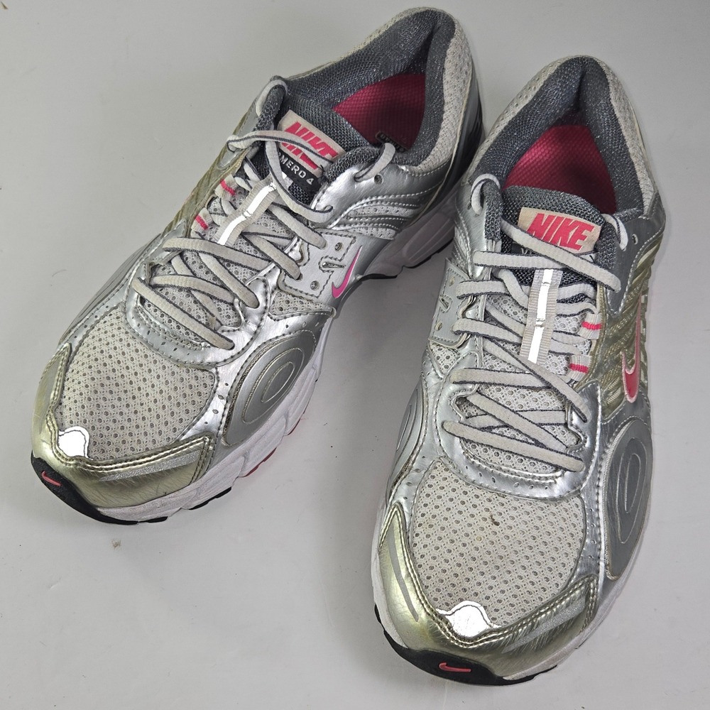 Nike Zoom Vomero 4 Women's Running Shoes‎ Silver Pink Size 9